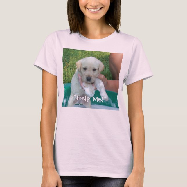 T-shirt "Bath Time For Charlie!" (Frente)