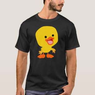 T-Shirt Batida de Cartoon Sorridente