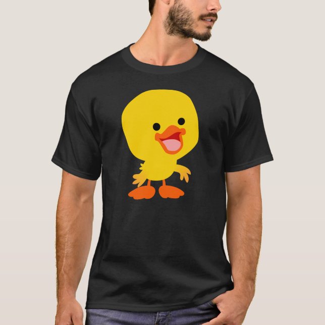 T-Shirt Batida de Cartoon Sorridente (Frente)