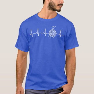 T-Shirt Batido de Coração de Yarn Engraçado, Teto 