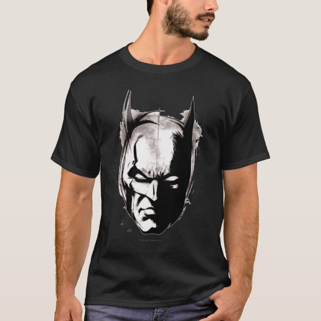 T-shirt Batman Drawn Face (Frente)