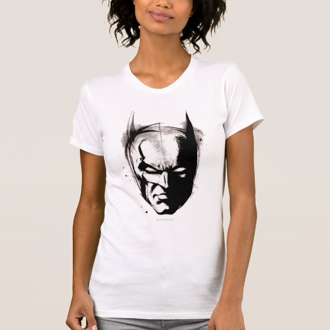 T-shirt Batman Drawn Face (Frente)