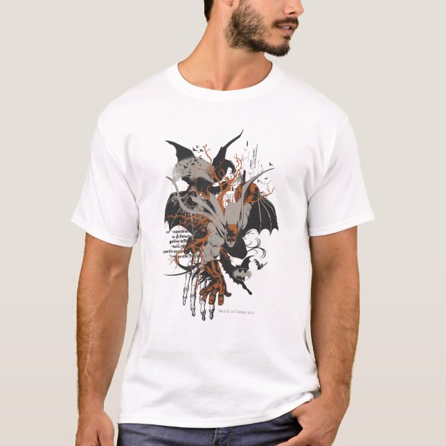 T-shirt Batman e Árvore (Frente)