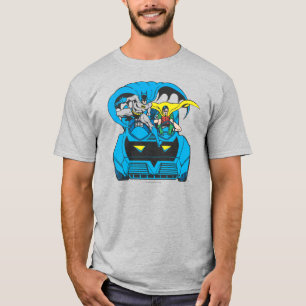 T-shirt Batman e Robin Ride Batmobile