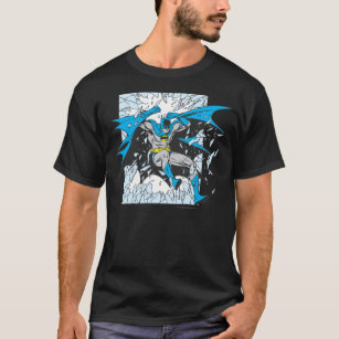 T-shirt Batman Queima Através De Vidro