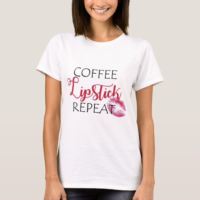 T-shirt Batom de Café Repetir (Frente)