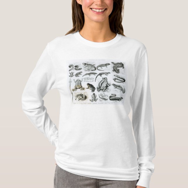 T-shirt Batráquios e outros anfíbios (Frente)