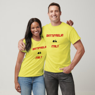 T-shirt Battipaglia, Itália Patinete