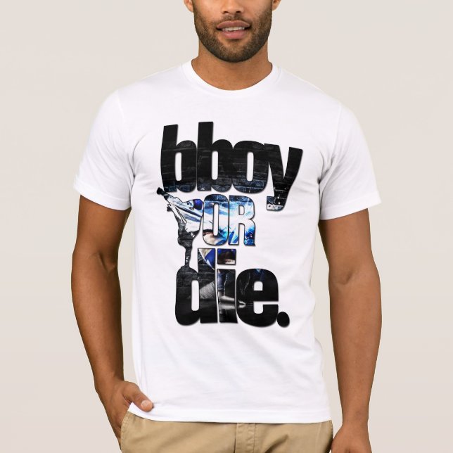 T-shirt bboy ou morra (Frente)