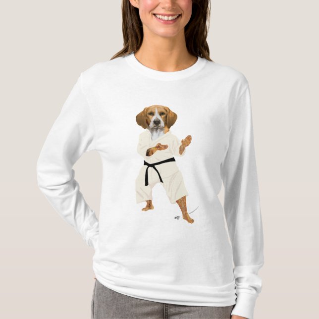 T-shirt Beagle de Karatê (Frente)