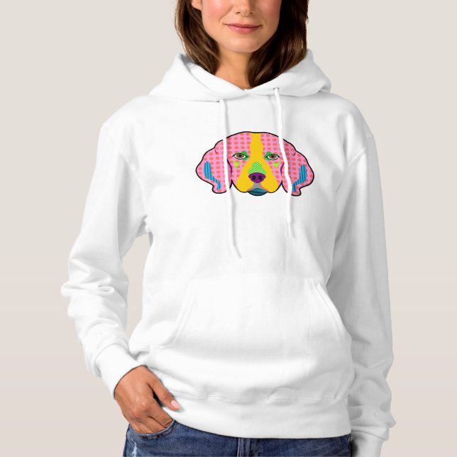T-shirt Beagle Pattern Pop Art (Frente)