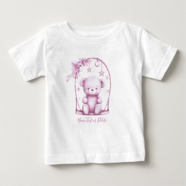 T-Shirt Bear Bear Rosa (Frente)