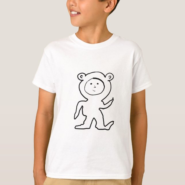 T-shirt Bear Jammies Kid (Frente)