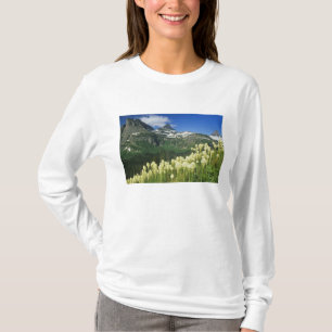 T-shirt Beargrass perto de Logan Pass no Parque Nacional G