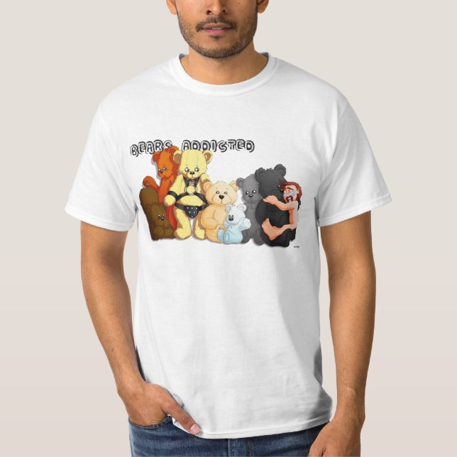 T-shirt BEARS ADDICTED (Frente)