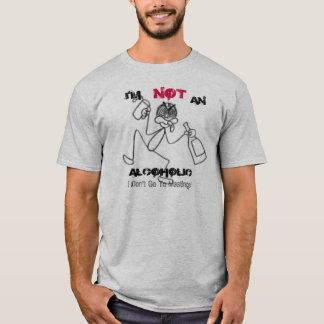 T-shirt bebado, eu sou, NÃO, ALCOÓLICO, mim não vou a M…
