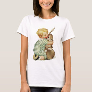 T-SHIRT BEBÊ ABRAÇANDO O BUNNY ORIENTAL