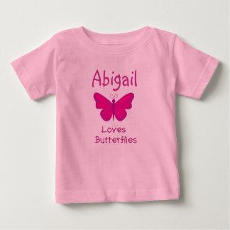 T-shirt Bebê ama Borboletas!
