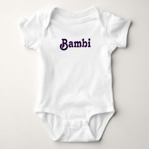 T-shirt Bebê Bambi da roupa