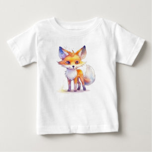 T-Shirt Bebê Bonito Raposa Bebê