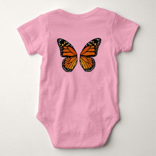 T-shirt Bebê Borboleta Cubra Borboleta Bebê