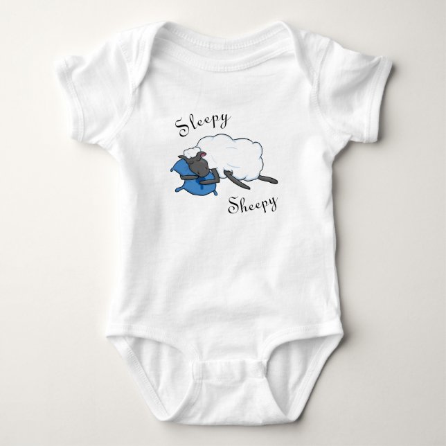 T-shirt Bebê com cheiro de sono (Frente)