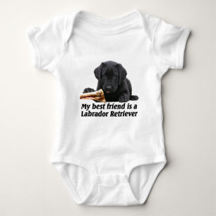 T-shirt Bebê-Corpo "labrador retriever "