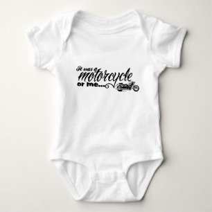 T-shirt Bebê da motocicleta