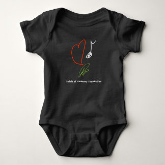 T-shirt Bebê da música do amor 1' sie