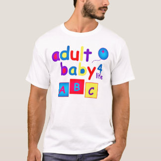 T-shirt Bebê de AB/Adult para o design brilhante da vida