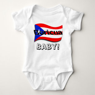 T-shirt Bebê de Boricua!