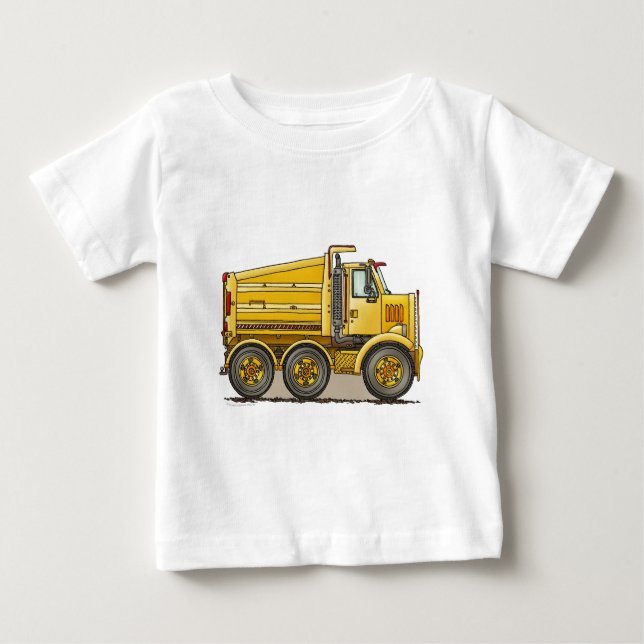 T-Shirt Bebê De Caminhão De Estrada (Frente)