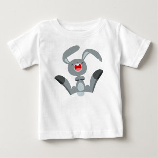 T-Shirt Bebê De Coelho De Cartoon Feliz