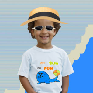 T-Shirt bebê de foca-refrigerante