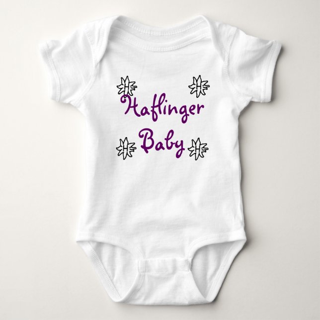 T-shirt Bebê de Haflinger (Frente)