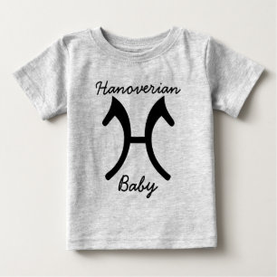 T-shirt Bebê de Hanoverian orgânico