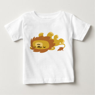 T-Shirt Bebê De Leão Preguiçoso E Bonito