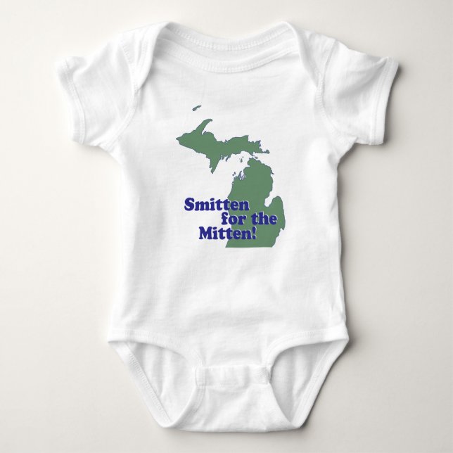 T-shirt Bebê de Michigan (Frente)
