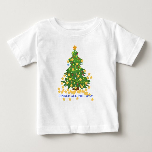 T-Shirt bebê de Natal (Frente)
