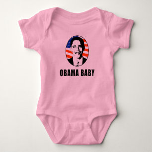 T-shirt Bebê de Obama