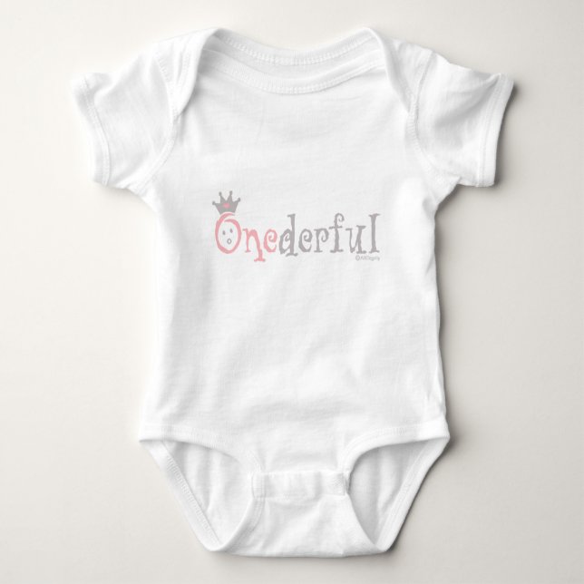 T-shirt BEBÊ de ONEderful (rosa) (Frente)