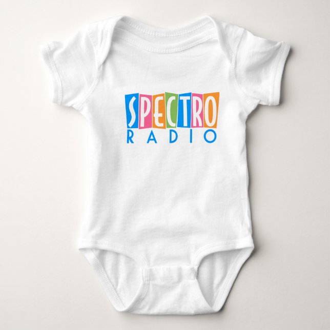 T-shirt Bebê de rádio de Spectro (Frente)