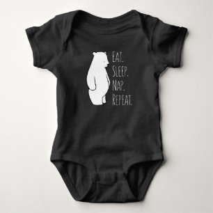 T-shirt Bebê do Bodysuit do urso polar & roupa dos miúdo