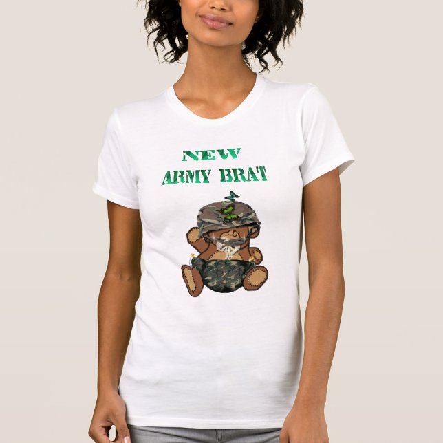 T-shirt Bebê do exército do *New (Frente)