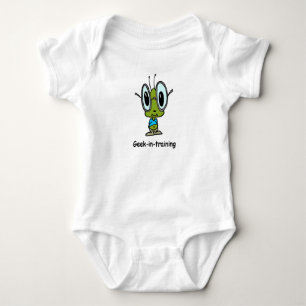 T-shirt bebê do Geek-em-treinamento