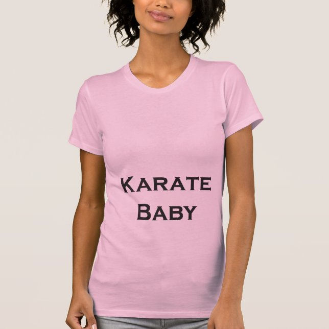 T-shirt Bebê do karaté (Frente)