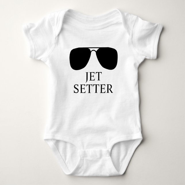 T-shirt Bebê do setter do jato: Aperfeiçoe para seu (Frente)