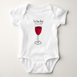 T-shirt BEBÊ DO VINHO TINTO! impressão por Jill