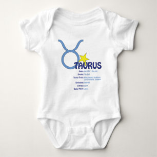 T-shirt Bebê dos traços do Taurus