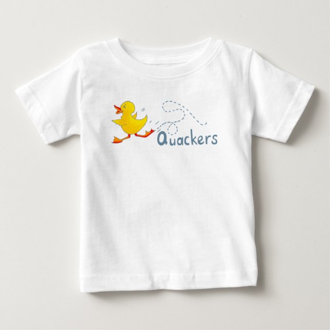 T-shirt Bebê Duck Quackers (Frente)